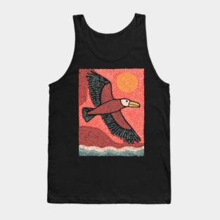 Albatross at Sea | The Mariner's Omen Tank Top