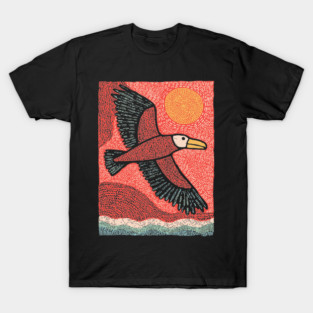 Albatross at Sea | The Mariner's Omen T-Shirt