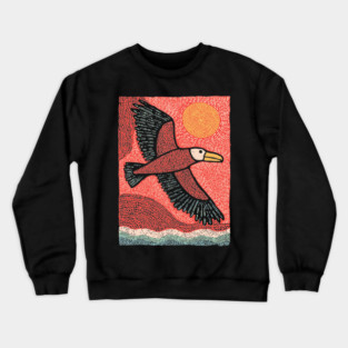 Albatross at Sea | The Mariner's Omen Crewneck Sweatshirt