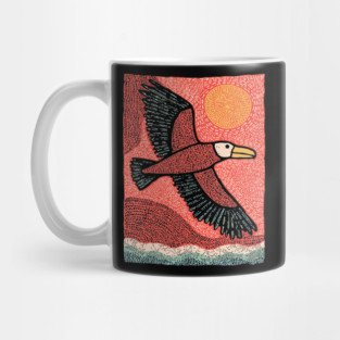 Albatross at Sea | The Mariner's Omen Mug