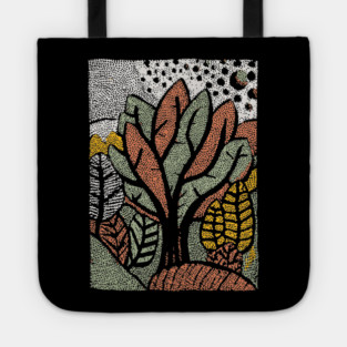 Abstract Autumn Leaves | The Changing of the Seasons Tote