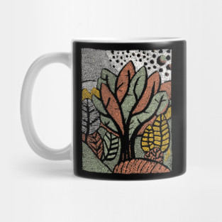Abstract Autumn Leaves | The Changing of the Seasons Mug