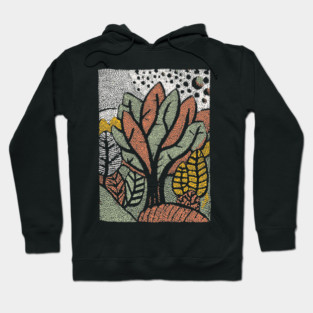 Abstract Autumn Leaves | The Changing of the Seasons Hoodie
