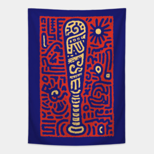 Primal Baseball Bat | The Ol' Sandlot Slugger Tapestry