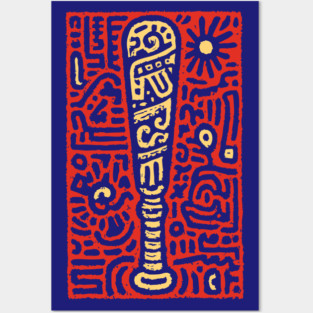 Primal Baseball Bat | The Ol' Sandlot Slugger Posters and Art