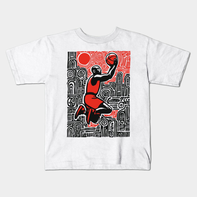 Urban Basketball | The Streetball Legend Kids T-Shirt by TuncGK