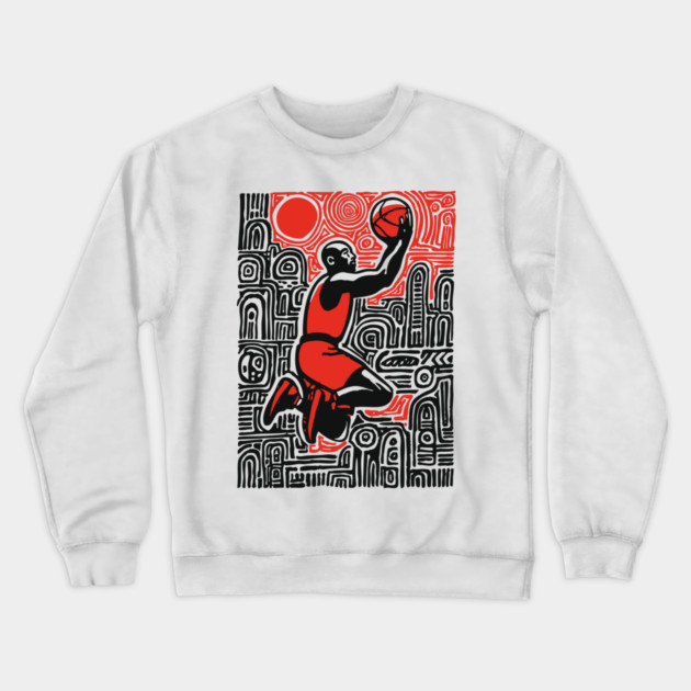 Urban Basketball | The Streetball Legend Crewneck Sweatshirt by TuncGK