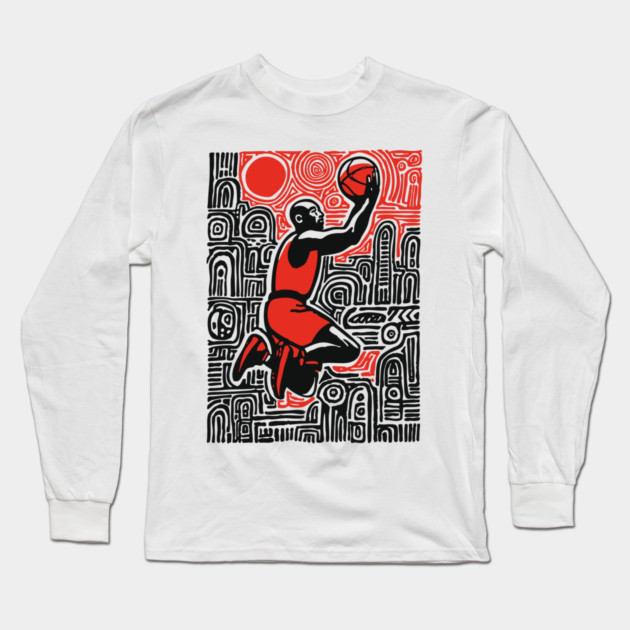 Urban Basketball | The Streetball Legend Long Sleeve T-Shirt by TuncGK