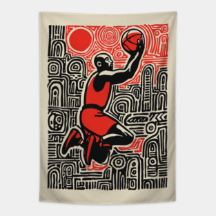 Urban Basketball | The Streetball Legend Tapestry