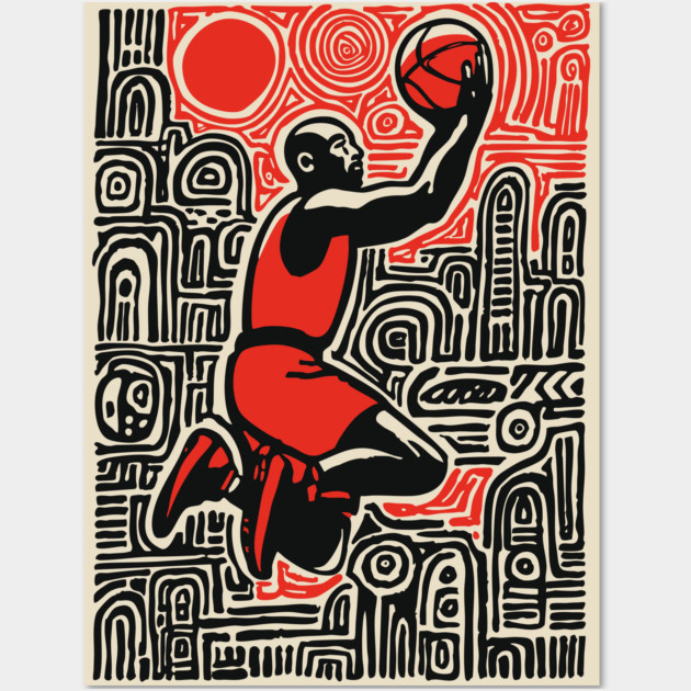 Urban Basketball | The Streetball Legend Wall Art by TuncGK