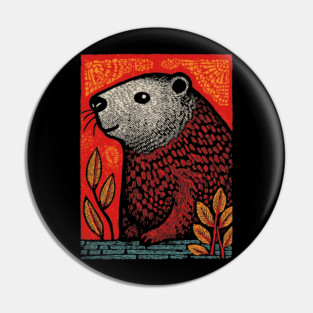 Industrious Beaver | The Woodland Engineer Pin