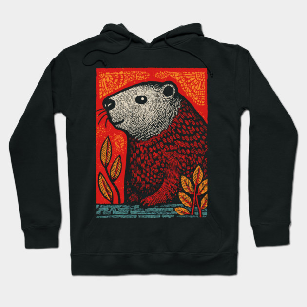 Industrious Beaver | The Woodland Engineer Hoodie by TuncGK