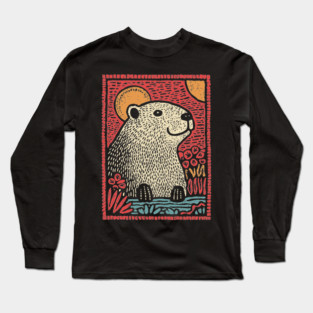 Gentle Beaver | The Cozy River Dweller Long Sleeve T-Shirt