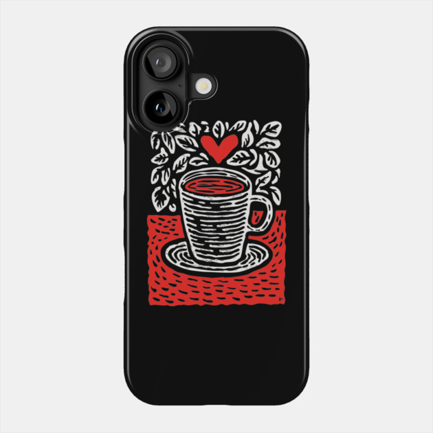 A Cup of Love | The Morning Coffee Ritual Phone Case by TuncGK