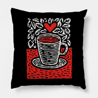 A Cup of Love | The Morning Coffee Ritual Pillow