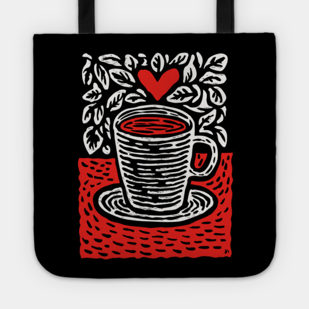 A Cup of Love | The Morning Coffee Ritual Tote by TuncGK