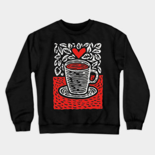 A Cup of Love | The Morning Coffee Ritual Crewneck Sweatshirt