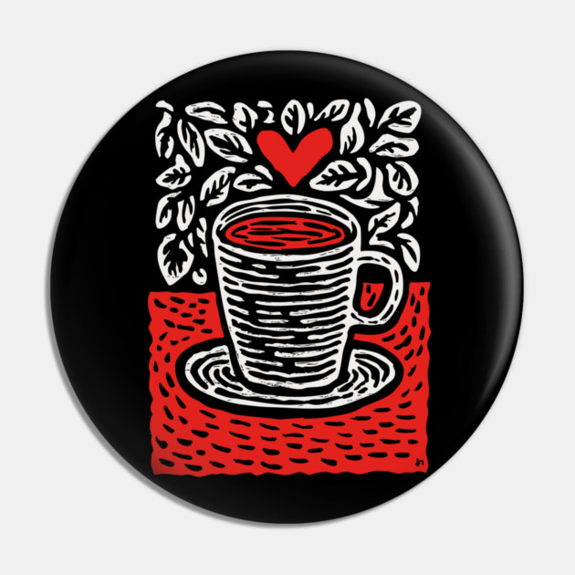 A Cup of Love | The Morning Coffee Ritual Pin by TuncGK