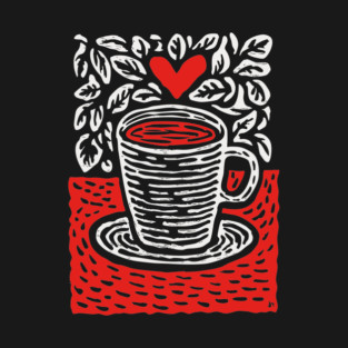 A Cup of Love | The Morning Coffee Ritual T-Shirt