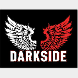 Angel Demon Wings Darkside Posters and Art