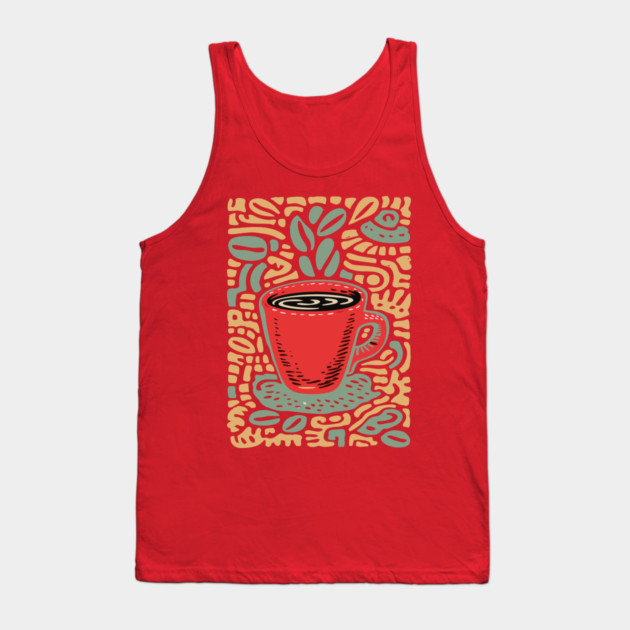 Groovy Coffee Mug | The Abstract Morning Brew Tank Top by TuncGK