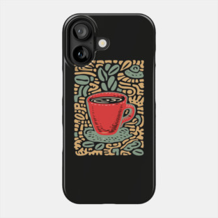 Groovy Coffee Mug | The Abstract Morning Brew Phone Case