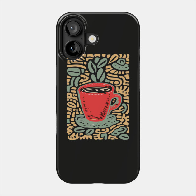 Groovy Coffee Mug | The Abstract Morning Brew Phone Case by TuncGK
