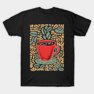 Groovy Coffee Mug | The Abstract Morning Brew T-Shirt