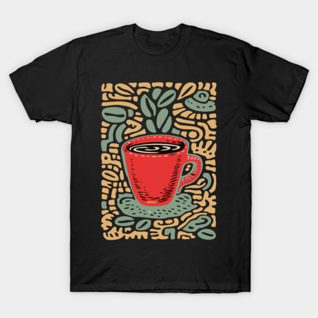 Groovy Coffee Mug | The Abstract Morning Brew T-Shirt by TuncGK