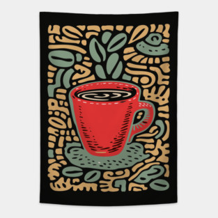 Groovy Coffee Mug | The Abstract Morning Brew Tapestry