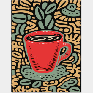 Groovy Coffee Mug | The Abstract Morning Brew Posters and Art