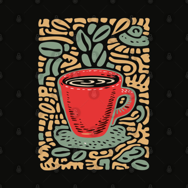 Groovy Coffee Mug | The Abstract Morning Brew by TuncGK