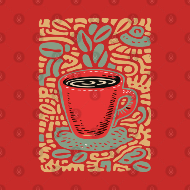 Groovy Coffee Mug | The Abstract Morning Brew by TuncGK