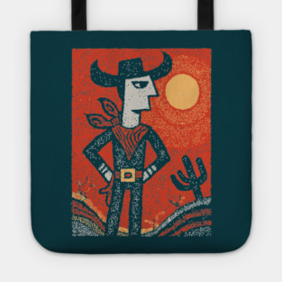 Cosmic Cowboy | The Abstract Southwestern Rider Tote