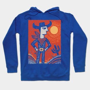 Cosmic Cowboy | The Abstract Southwestern Rider Hoodie