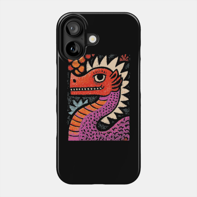 Whimsical Red Dragon | Friendly Mythical Beast Phone Case by TuncGK