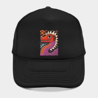 Whimsical Red Dragon | Friendly Mythical Beast Hat