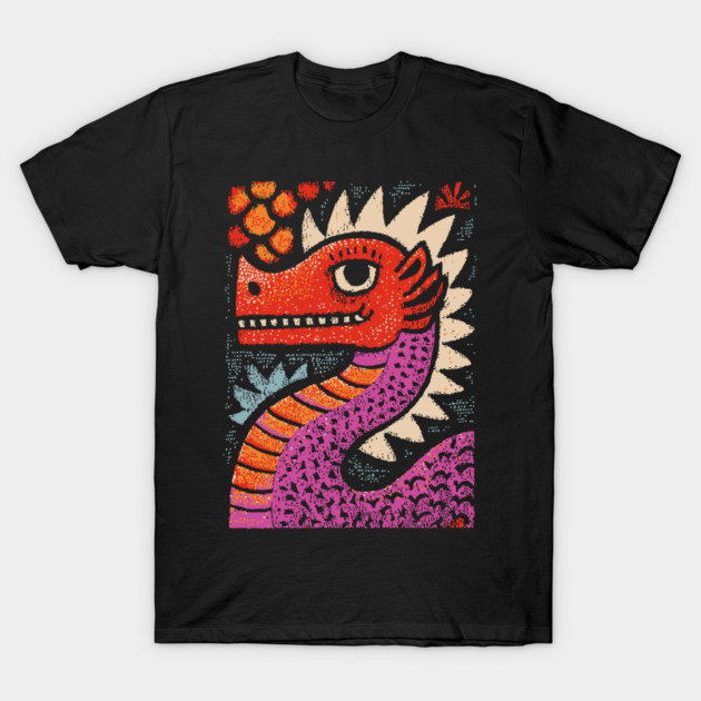 Whimsical Red Dragon | Friendly Mythical Beast T-Shirt by TuncGK