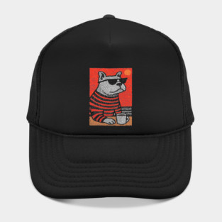 Cool Bulldog | The Sunbathing Beach Bully Hat