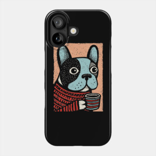 Cozy French Bulldog | The Morning Coffee Frenchie Phone Case