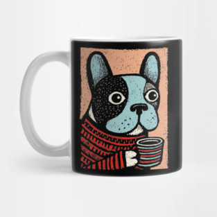 Cozy French Bulldog | The Morning Coffee Frenchie Mug