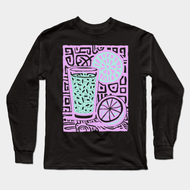 Summer Lemonade | The Refreshing Porch Drink Long Sleeve T-Shirt by TuncGK