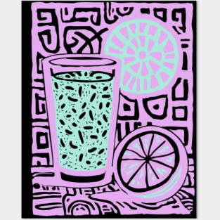 Summer Lemonade | The Refreshing Porch Drink Posters and Art