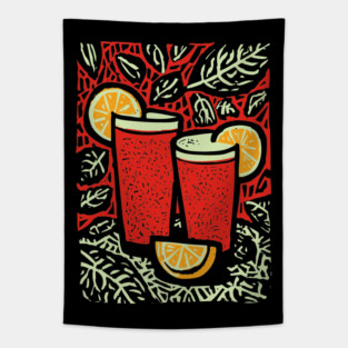 Psychedelic Lemonade | The Trippy Summer Refresher Tapestry