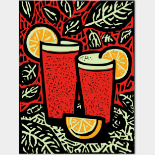 Psychedelic Lemonade | The Trippy Summer Refresher Posters and Art