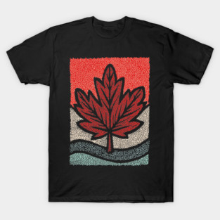 Winter Maple Leaf | The First Snowfall T-Shirt