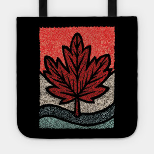 Winter Maple Leaf | The First Snowfall Tote
