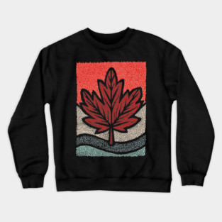 Winter Maple Leaf | The First Snowfall Crewneck Sweatshirt