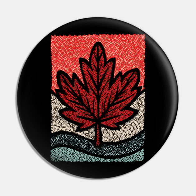 Winter Maple Leaf | The First Snowfall Pin by TuncGK