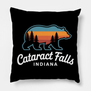 Cataract Falls Indiana Pillow